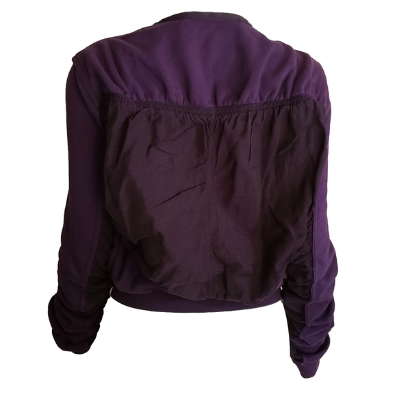 ❌SOLD❌Haider Ackerman Eggplant Purple Perth Bomber - Picture 2 of 3